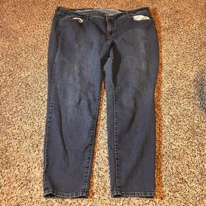 Torrid Denim Blue Jeans Plus Size 26R Relaxed Fit Comfort Stretch Casual‎